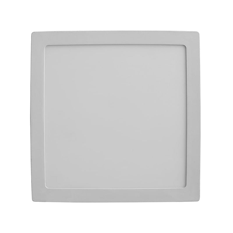 Plafon de Sobrepor New Smart Branco (c)21cm (l)21cm (a)2.8cm  1x18w 3000k 1200lm - DL180SQ - Bella Iluminação