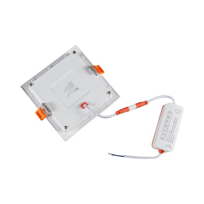 Painel LED Embutir Recuado 12w Low Frame 12cm Bella DLD012Q DLD012N St2172