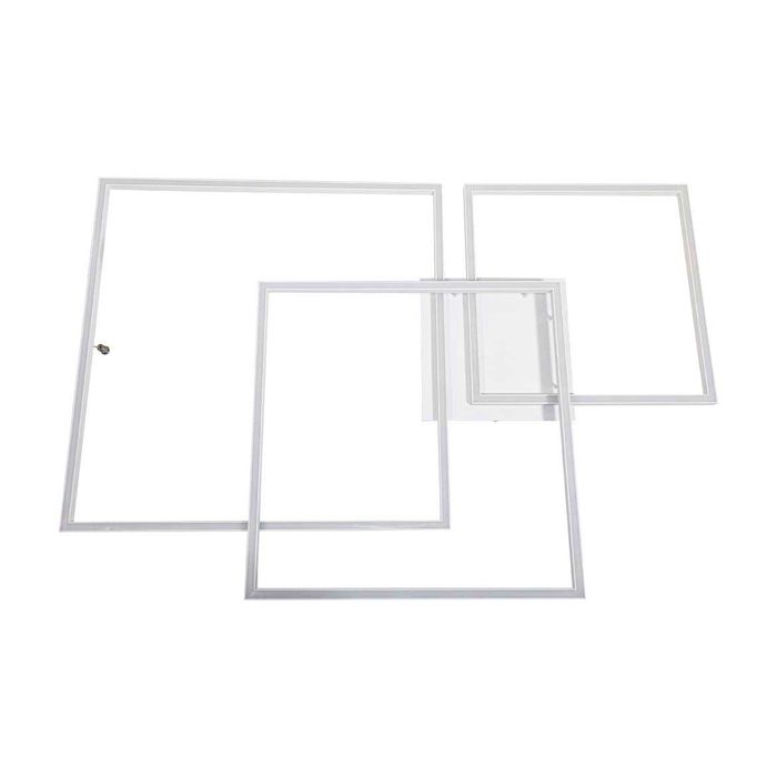 Plafon Canvas Branco Moderno Led Integrado 116w Aluminio 38032 St1632