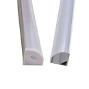1 Metro Perfil Sobrepor P/ Canto Alumínio P/ Fita LED ST1294