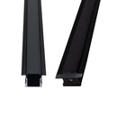 Perfil Alumínio Preto Embutir Moveis P/ Led 1000x16mm DS2243-P St1292