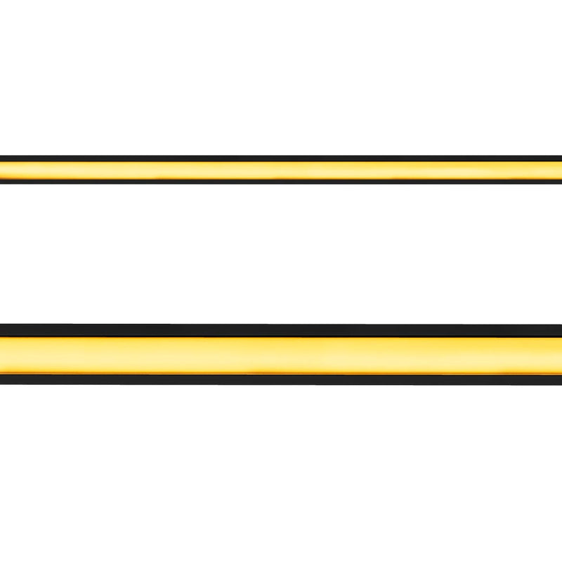 Perfil Alumínio Preto Embutir Moveis P/ Led 1000x16mm DS2243-P St1292