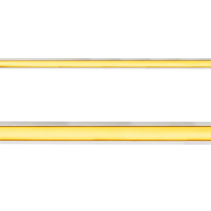Perfil Alumínio Preto Embutir Moveis P/ Led 1000x16mm DS2243-P St1292