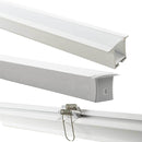 Perfil Embutir Alumínio Branco 1000x36mm P/ Fita LED DS2245 ST1096