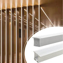 Perfil Embutir Alumínio Branco 1000x36mm P/ Fita LED DS2245 ST1096