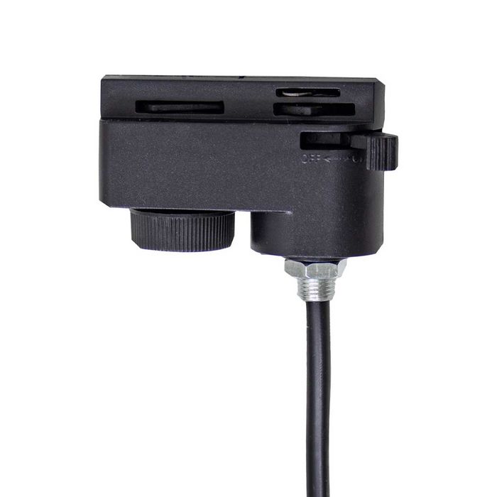 Adaptador Preto Para Colocar Pendente Em Trilho Eletrificado DS2732 St189