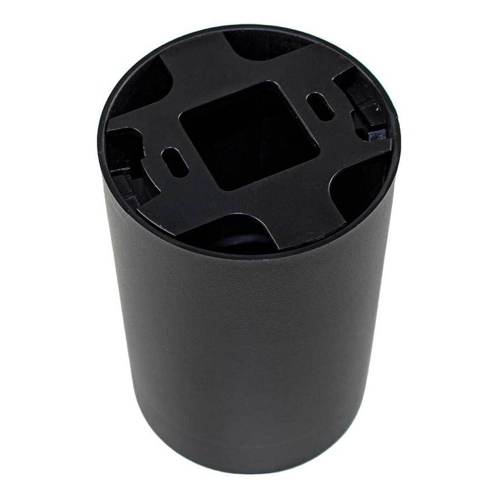 Spot Sobrepor Preto Redondo P/ Lâmpada Dicroica Gu10 Mr16 DS2442 St2104