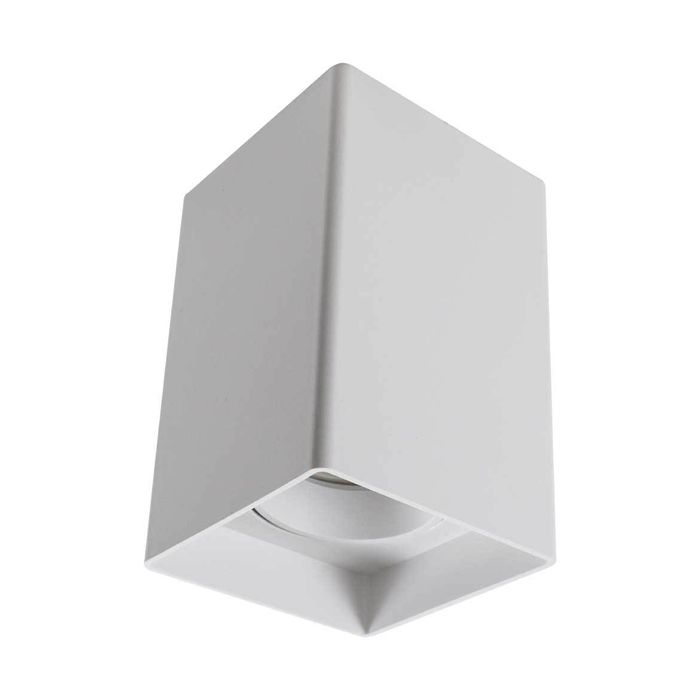 Spot Sobrepor Branco Quadrado P/ Lâmpada Dicroica Gu10 Mr16 DS2443 St2099