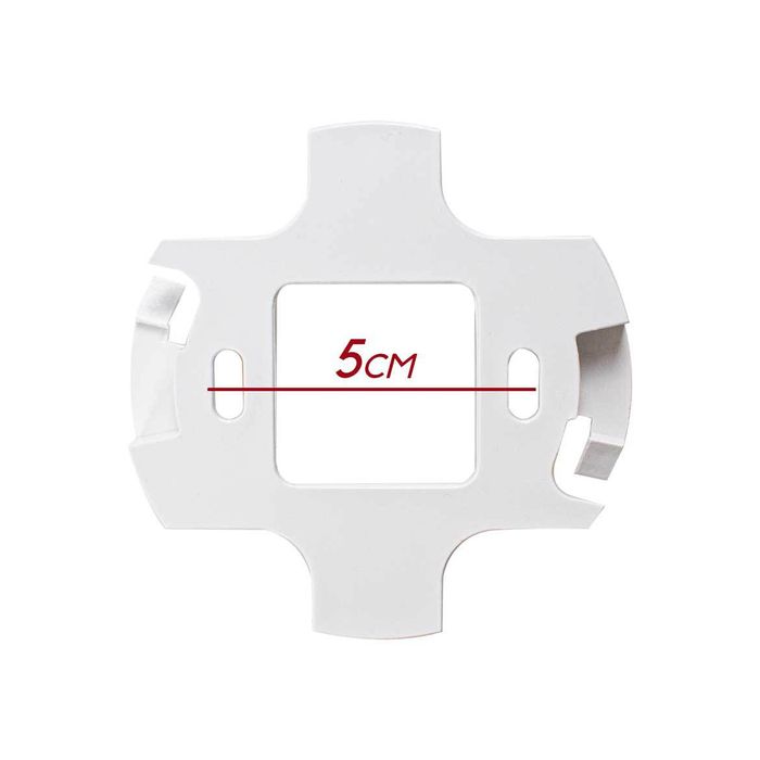 Spot Sobrepor Branco Quadrado P/ Lâmpada Dicroica Gu10 Mr16 DS2443 St2099