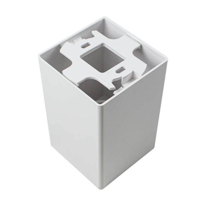 Spot Sobrepor Branco Quadrado P/ Lâmpada Dicroica Gu10 Mr16 DS2443 St2099
