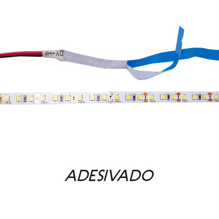Fita de Led Branco Frio 2835 Rolo 5m 120LED/metro 12v DS5018 St2835