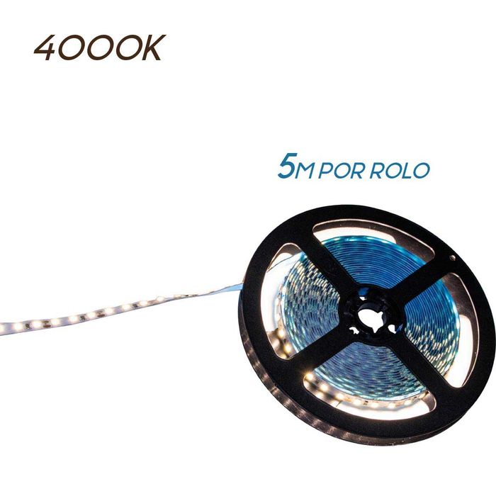 Fita de Led Branco Neutro 2835 Rolo 5m 120LED/metro 12v DS5020 St2835