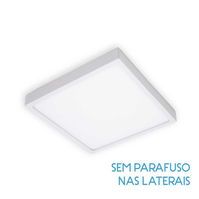 Painel Plafon LED 22W Luminária Sobrepor 20x20cm St1039