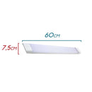 Luminária Calha Hermética Slim Branca LED 30W 6500K DS9612 St1030