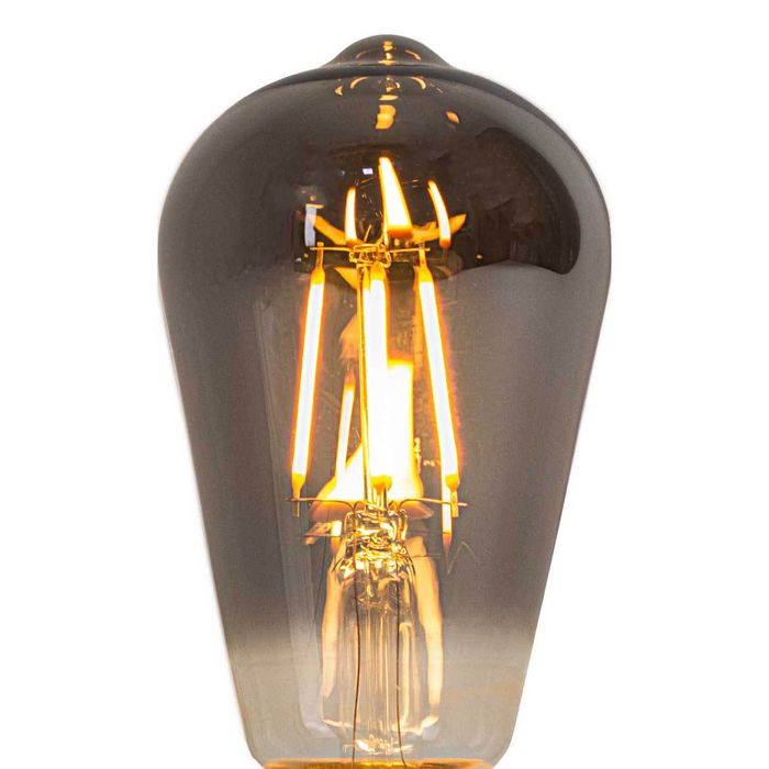 Lâmpada LED ST64 Espelhada Vintage Fumê 4W DS9701 ST1904