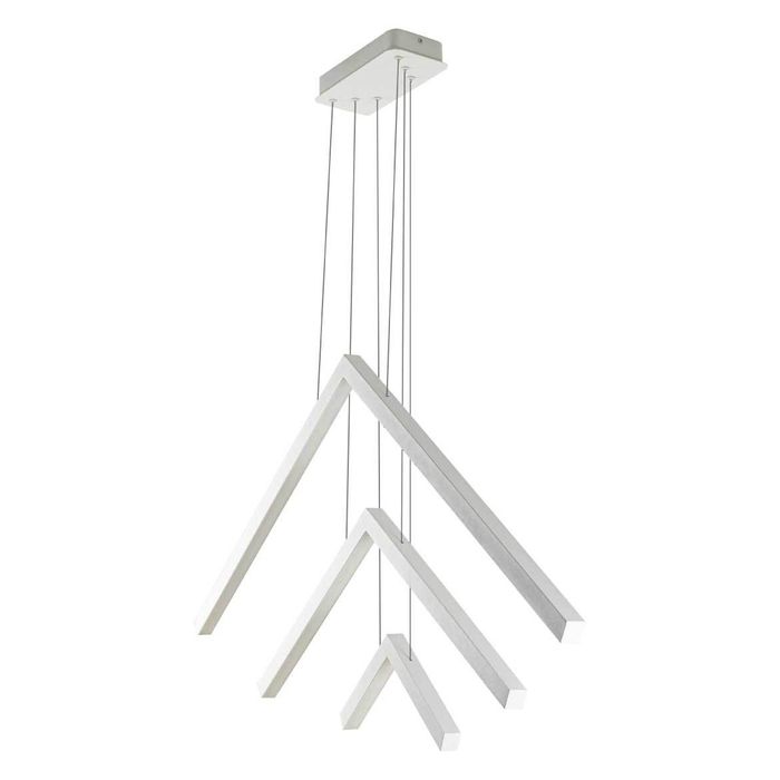 Pendente Hale Branco Led 43w Luclair Lustres DS9732 St2151