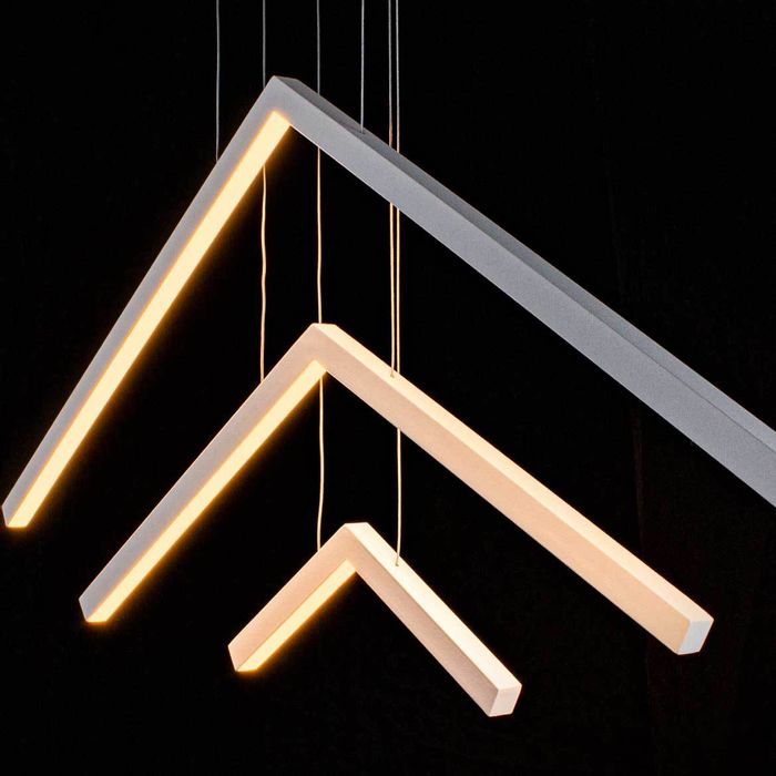 Pendente Hale Branco Led 43w Luclair Lustres DS9732 St2151