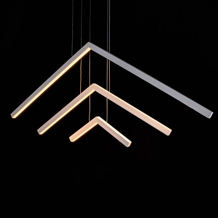 Pendente Hale Branco Led 43w Luclair Lustres DS9732 St2151