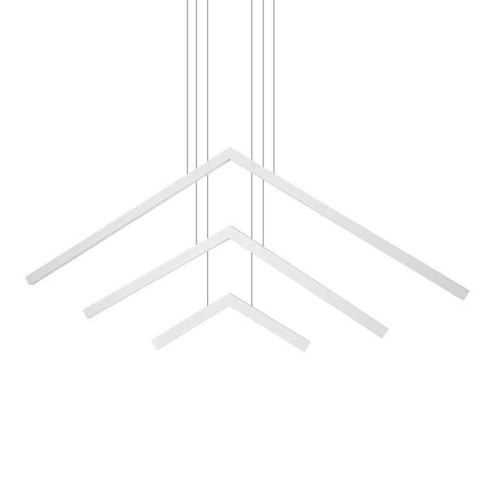 Pendente Hale Branco Led 43w Luclair Lustres DS9732 St2151