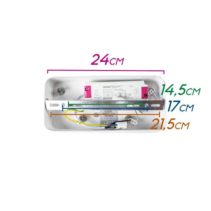 Pendente Hale Branco Led 43w Luclair Lustres DS9732 St2151