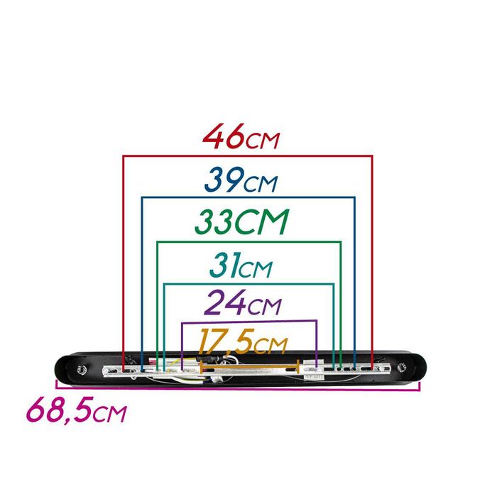 Pendente Tri Hale Led 21w Luclair Lustres DS9733 St2148