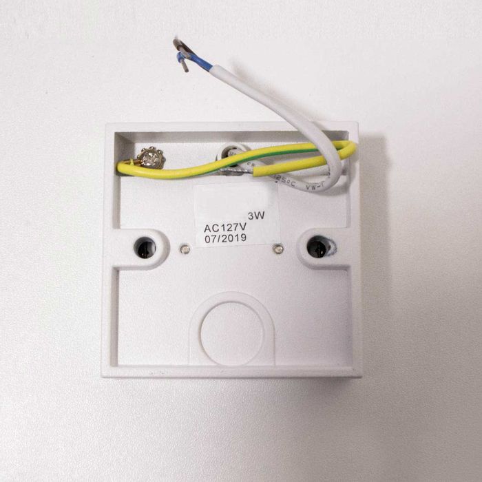 Spot Sobrepor LED 3W 127V P/ Teto Parede Pergolado DS9850 ST1553