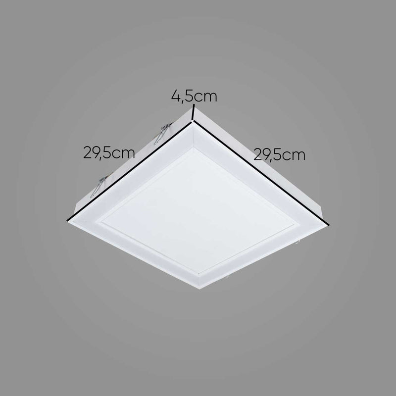 Embutido Fit Edge Branco LED Integrado 25,2w Branco Quente EM0122LED3-BT ST1997
