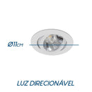 Spot Redondo Rente Embutir P/ AR70 EB-1031 ST1822