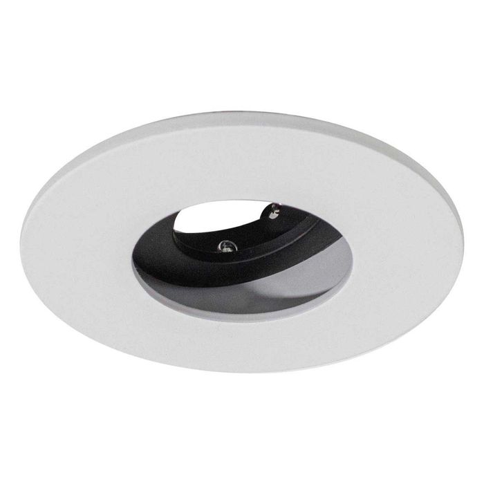 Spot Branco com Preto Redondo Embutir Gu10 P/ Mini Dicroica EB-1009 ST1828