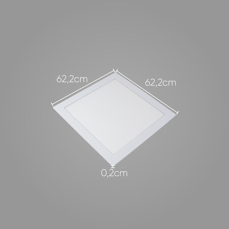 Plafon Painel LED Embutir Quadrado 48W 60x60cm ST2683