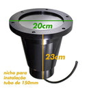 Embutido Solo Piso P/ Lâmpada Par38 410-SGD-DM St908-Starlumen-