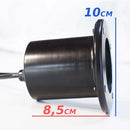 Embutido de solo Preto pequeno refletor p/ lâmpada GU10 MR16 ST3059-Starlumen-