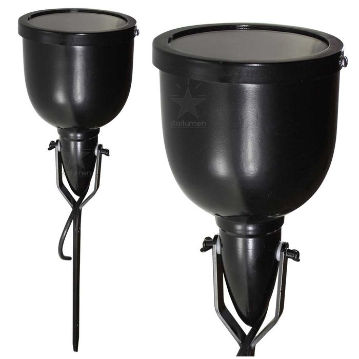 Espeto de Jardim Preto para Lâmpada PAR38 em Alumínio 338 ST542-Starlumen-