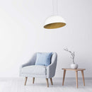 Pendente Tonia Meia Lua Branco 50cm LED 36W FG006WH Starlux ST2398