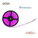 FITA LED 12V 14,4W/M Luz Rosa IP65 5M St5050-Starlumen-