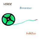 FITA LED 12V 14,4W/M Luz Verde IP65 5M St5050-Starlumen-