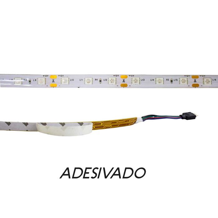 FITA LED 12V 14,4W/M Luz Vermelha IP65 5M St5050-Starlumen-