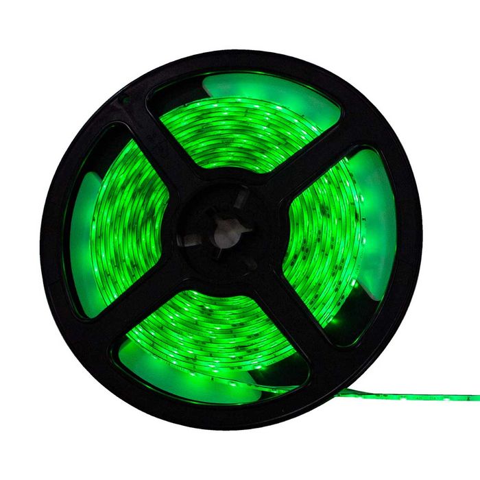 FITA LED 12V 4,8W/M Luz Verde 3528 300LEDS IP65 5M ST3528-Starlumen-