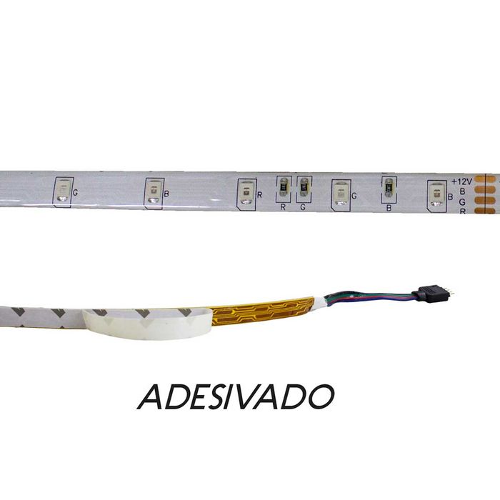 Fita Led Rgb 5 Metros Com Controle St3528