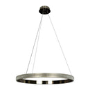 Lustre Pendente Oca Nickel 1 Arco 60cm 32W Bella Iluminação GD001NK ST1879