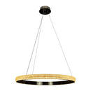 Lustre Pendente Oca Nickel 1 Arco 60cm 32W Bella Iluminação GD001NK ST1879