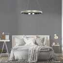 Lustre Pendente Oca Nickel 1 Arco 60cm 32W Bella Iluminação GD001NK ST1879