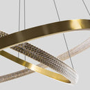 Lustre Pendente Bella Oca 2 Aneis 80 e 60cm 74w GD003 ST1878