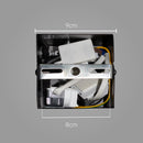 Arandela Plafon Tec Preto LED 45W 3000k GD010B Bella ST2479