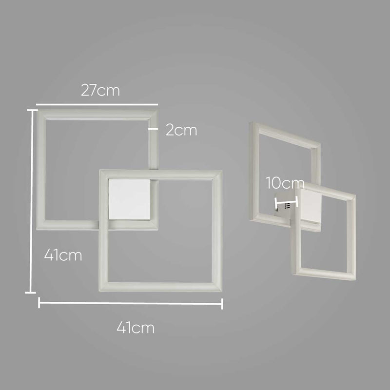 Arandela Plafon Tec Branco LED 45W 3000k GD010W Bella ST2479