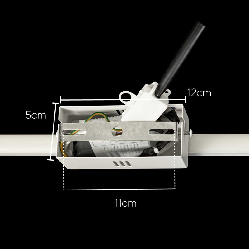 Arandela Plafon Tec Branco 90cm LED 15W 3000k GD011LW Bella ST2484