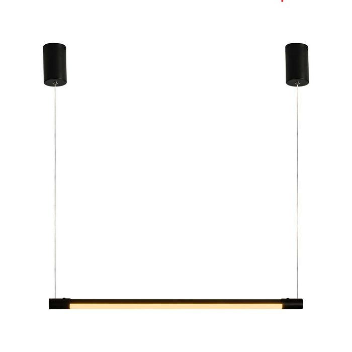 Pendente Tec LED 12W 3000k Preto 60cm GD012SB Bella ST2446