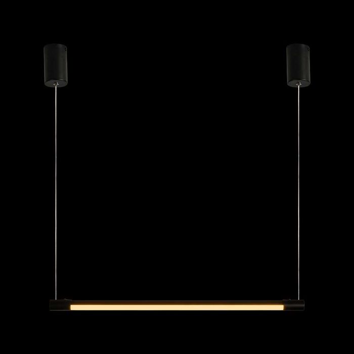 Pendente Tec LED 12W 3000k Preto 60cm GD012SB Bella ST2446