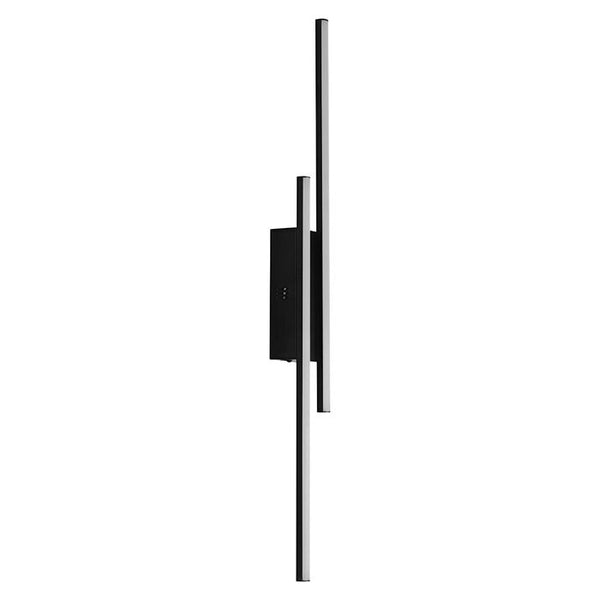 Arandela Plafon Tec Preto LED 20W 3000k GD013B Bella ST2492