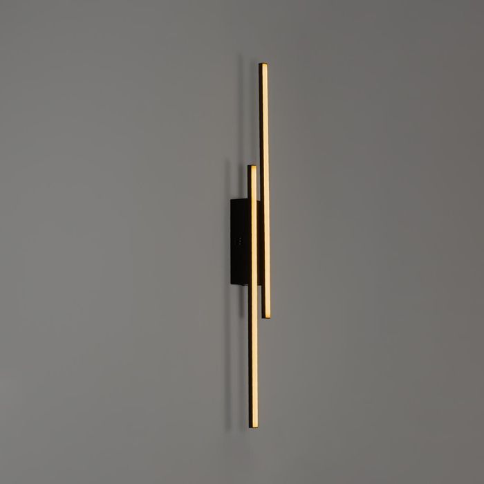 Arandela Plafon Tec Preto LED 20W 3000k GD013B Bella ST2492